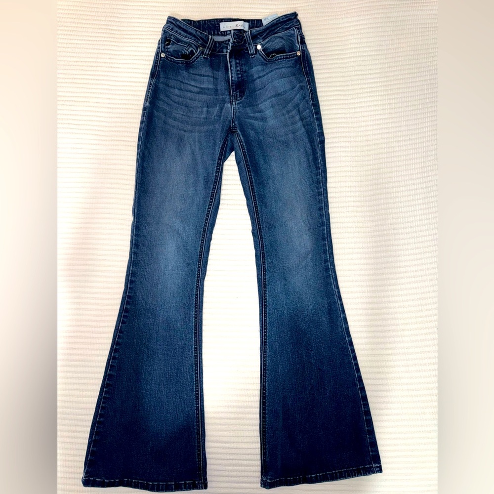 KanCan Dark Blue Flare Jeans
